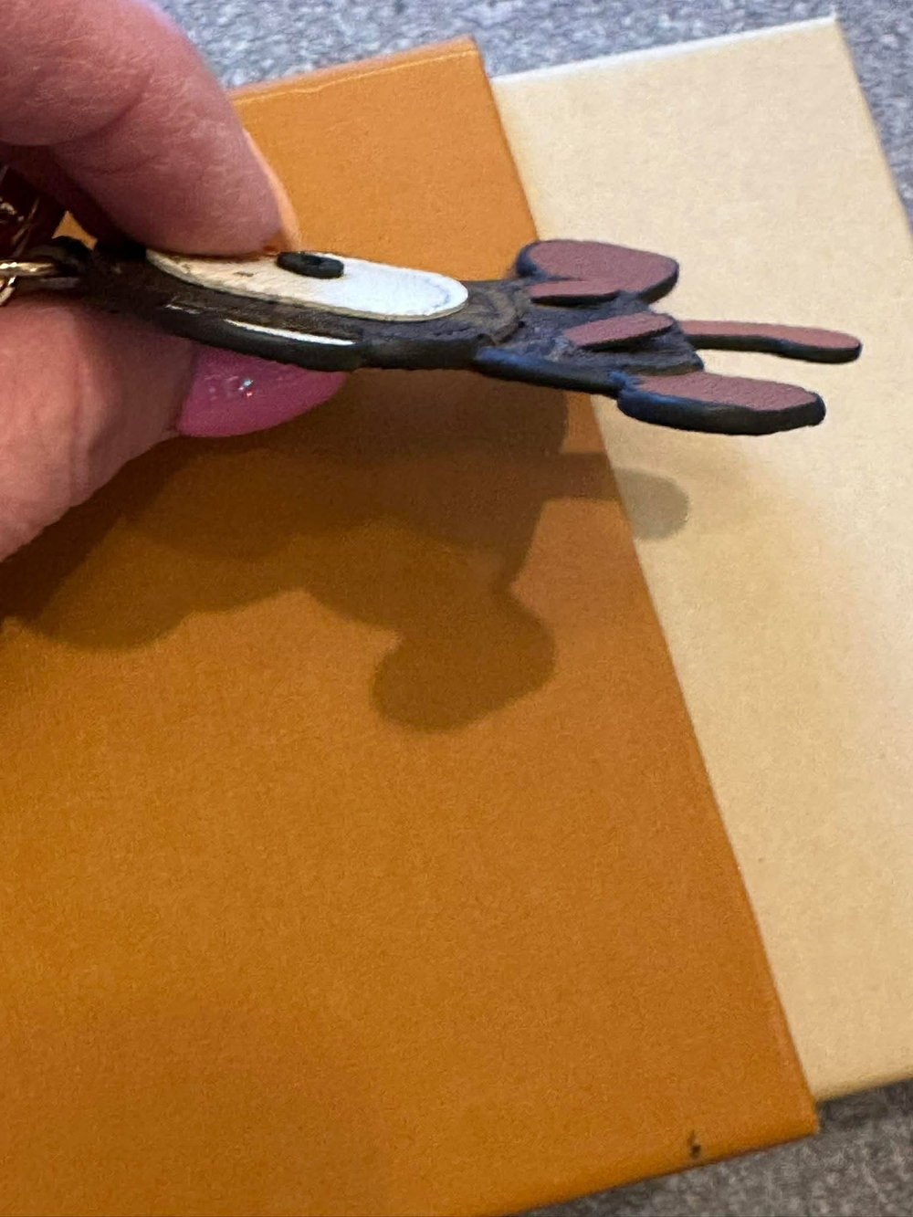 Louis Vuitton Brown Monkey Keychain Card Holder Charm - Picture 3 of 3